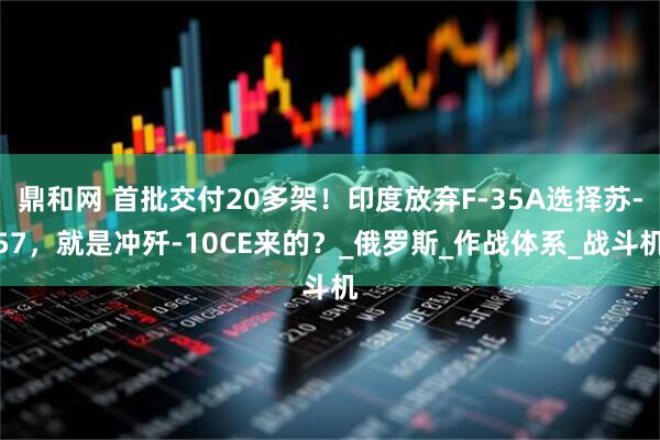 鼎和网 首批交付20多架！印度放弃F-35A选择苏-57，就是冲歼-10CE来的？_俄罗斯_作战体系_战斗机