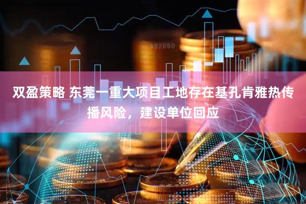 双盈策略 东莞一重大项目工地存在基孔肯雅热传播风险，建设单位回应