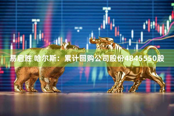 易启胜 哈尔斯：累计回购公司股份4845550股